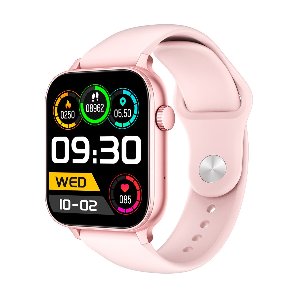 Reloj Smartwatch EVO 1100 GPS - SOUL de Fomo Argentina - El Smartwatch Soul EVO 1100 GPS es un reloj inteligente accesible con funciones deportivas y de conectividad. Cuenta con GPS en línea para registrar rutas, pantalla táctil a color, monitoreo de salud (ritmo cardíaco, presión arterial, oxígeno en sangre), contador de pasos, control de música y alertas de notificaciones. Además, permite realizar y recibir llamadas desde el reloj. Su batería dura aproximadamente tres días con uso moderado. Es ideal para quienes buscan un dispositivo funcional para mantenerse activos y conectados sin depender del celular. Está disponible en rosa y negro.