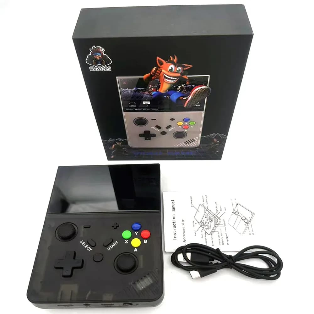 Consola video game - SUGAM de Fomo Argentina - La consola de videojuegos SUGAM es un dispositivo portátil retro que ofrece una experiencia de juego clásica con características modernas. Cuenta con una pantalla LCD de 4.3 pulgadas, ideal para jugar en cualquier lugar. Incluye más de 200 juegos preinstalados, abarcando títulos de NES, SNES, SEGA, GBA, PS1 y MAME. Su diseño ergonómico y controles precisos aseguran comodidad durante largas sesiones de juego. La consola es recargable mediante un cable micro USB, permitiendo horas de entretenimiento sin necesidad de baterías desechables. Es una opción económica para los amantes de los videojuegos retro.