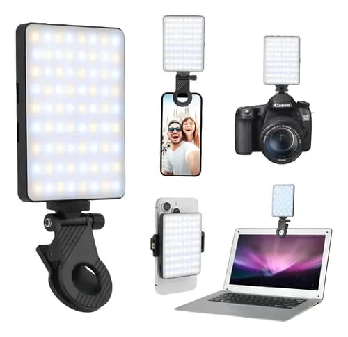 Flash portatil - LED VIDEO LIGHT de Fomo Argentina - El flash portátil LED Video Light es una herramienta compacta y versátil para creadores de contenido, destacando por su tamaño reducido y facilidad de uso; modelos como el Ulanzi VL49 ofrecen 49 LEDs con un CRI superior a 95, temperatura de color ajustable entre 2500K y 5500K, batería recargable de 2000mAh con hasta 5 horas de autonomía, carga rápida por USB-C y soporte para montaje en zapata fría; otros modelos como el Neewer RGB LED Video Light incluyen efectos de escena integrados y pantalla OLED; su diseño portátil y características técnicas lo hacen ideal para videollamadas, grabaciones en exteriores y transmisiones en vivo