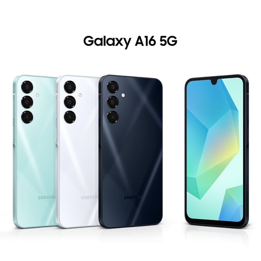 CELULAR SAMSUNG A16 - 128GB de Fomo Argentina - El Samsung Galaxy A16 128 GB 4 GB RAM, lanzado en octubre de 2024 con Android 14 y One UI 6.1 (actualizable a Android 15, soporte de hasta seis versiones y 6 años de parches), equipa un panel Super AMOLED de 6,7 ″ Full HD+ (1080 × 2340 px) con tasa de refresco de 90 Hz y brillo de hasta 800 nits, procesador MediaTek Helio G99 de ocho núcleos (2×2,2 GHz Cortex‑A76 + 6×2,0 GHz Cortex‑A55) con GPU Mali‑G57 MC2, 4 GB de RAM LPDDR4X y 128 GB de almacenamiento eMMC 5.1 ampliable por microSD hasta 1,5 TB, triple cámara trasera (50 MP + 5 MP ultra‑ancho + 2 MP macro) con flash LED, cámara frontal de 13 MP (vídeo 1080p@30fps), batería de 5 000 mAh con carga rápida de 25 W, conectividad Wi‑Fi ac dual‑band, Bluetooth 5.3, USB‑C 2.0, NFC, GPS/GLONASS/Galileo, lector lateral de huellas, certificación IP54 contra polvo y salpicaduras, todo en diseño de 164,4 × 77,9 × 7,9 mm de 200 g.