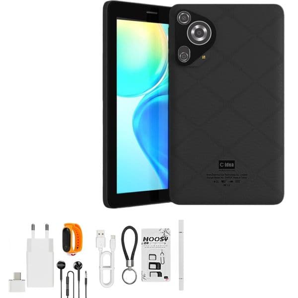 Tablet infantil 256GB CM528 - C IDEA de Fomo Argentina - La tablet C Idea CM528 de 7" es una solución portátil y funcional ideal para usuarios que buscan comodidad y rendimiento básico en un formato compacto. Con una pantalla IPS de 7" y resolución de 1024 x 600, es perfecta para leer, navegar por internet y consumir contenido multimedia de forma ligera. Funciona con Android 15, ofreciendo una interfaz intuitiva y moderna, respaldada por un procesador confiable que garantiza un desempeño fluido en tareas cotidianas. Incluye conectividad Wi-Fi 5G para una navegación estable y rápida, cámaras de 5 MP al frente y 8 MP en la parte trasera para videollamadas o fotos simples, y altavoces integrados que brindan un sonido claro. Su diseño liviano facilita su transporte, y la batería de 6000 mAh proporciona hasta 3,5 horas de uso continuo. Ideal para estudiantes, profesionales o usuarios casuales, esta tablet representa una opción accesible para estudiar, entretenerse y mantenerse conectado.