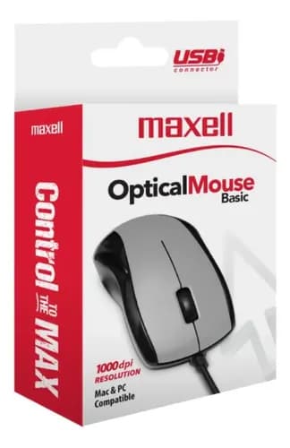 Mouse inalambrico- MAXELL de Fomo Argentina - Mouse inalámbrico óptico con diseño ergonómico, cómodo y liviano, ideal para trabajar, estudiar o uso diario con precisión y libertad de movimiento.

Características:
Resolución óptica 1200 DPI
Conexión inalámbrica 2.4 GHz
Receptor USB nano
Compatible con Windows y Mac
Diseño ergonómico y liviano